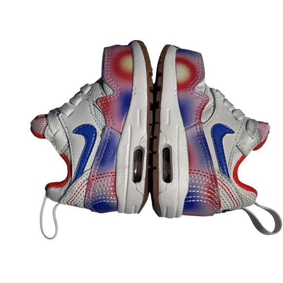 Nike Air Max 1‎ SE EasyOn Toddler Shoes US 2C Multi Round Toe Lace Up FN7288-100 - Picture 6 of 9